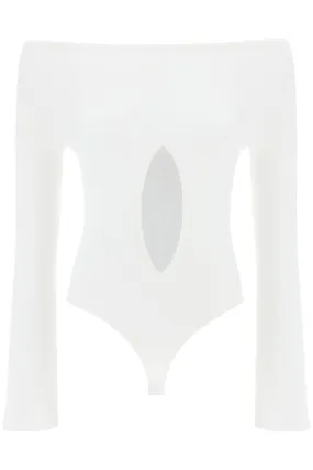 COURREGES jersey body with cut-out