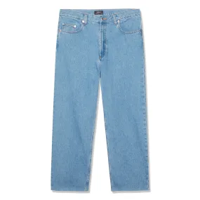 A.P.C. Jean Relaxed Raw Edge Denim (Light Blue)