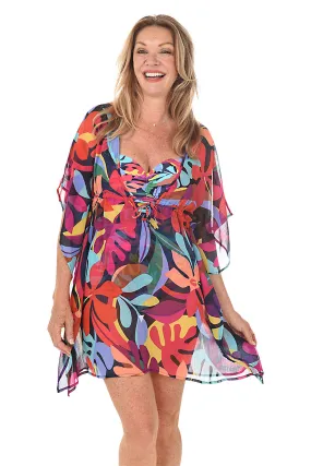 Bold Rush Chiffon Caftan