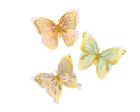 Butterfly Shimmer Wall Cutout