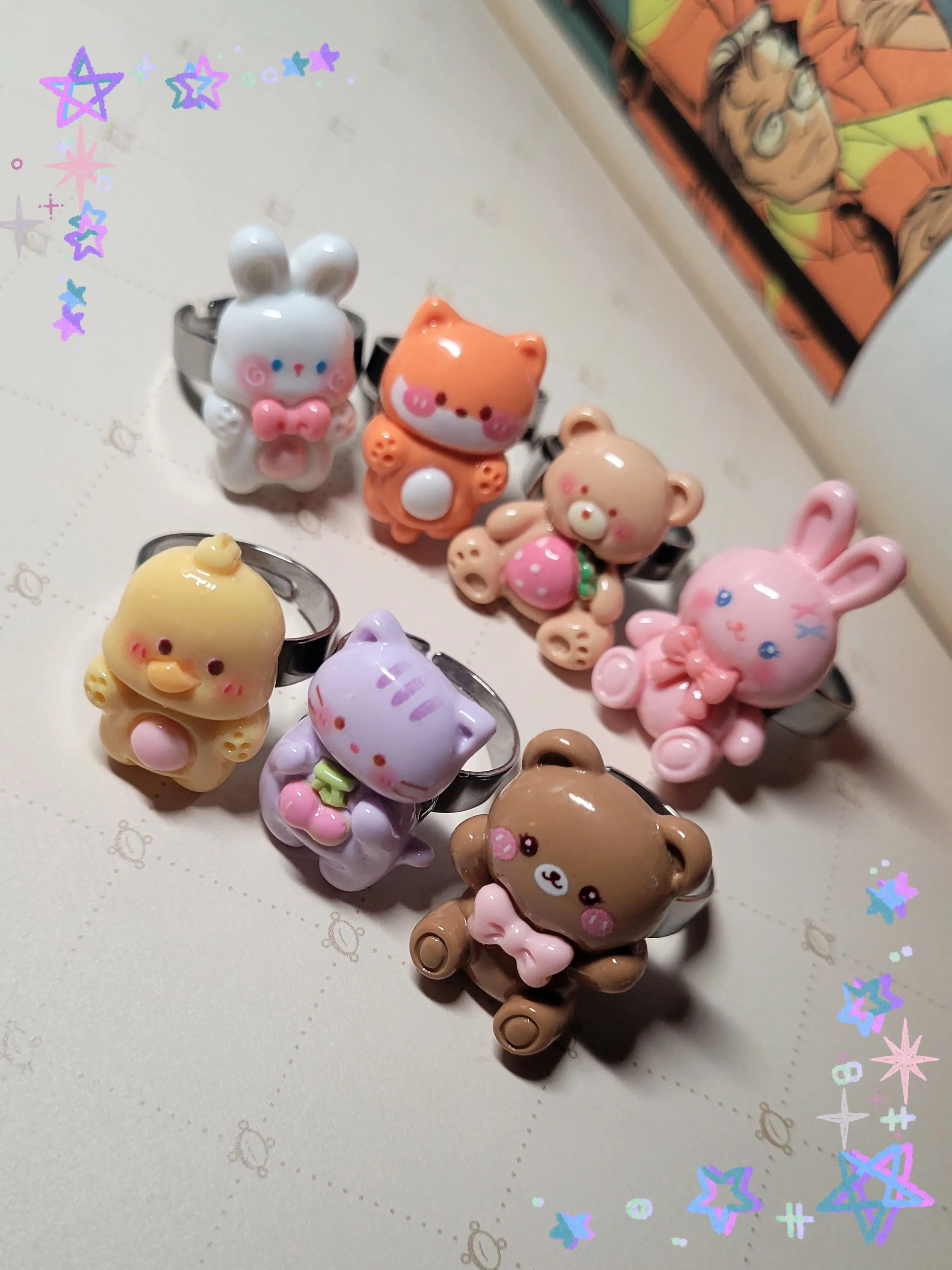 Cute Animal Friend Ring