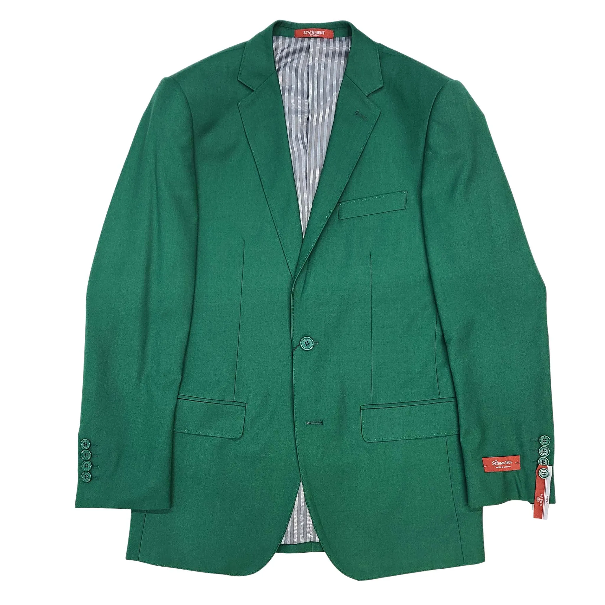 Emerald Green Slim Fit 3pc Suit