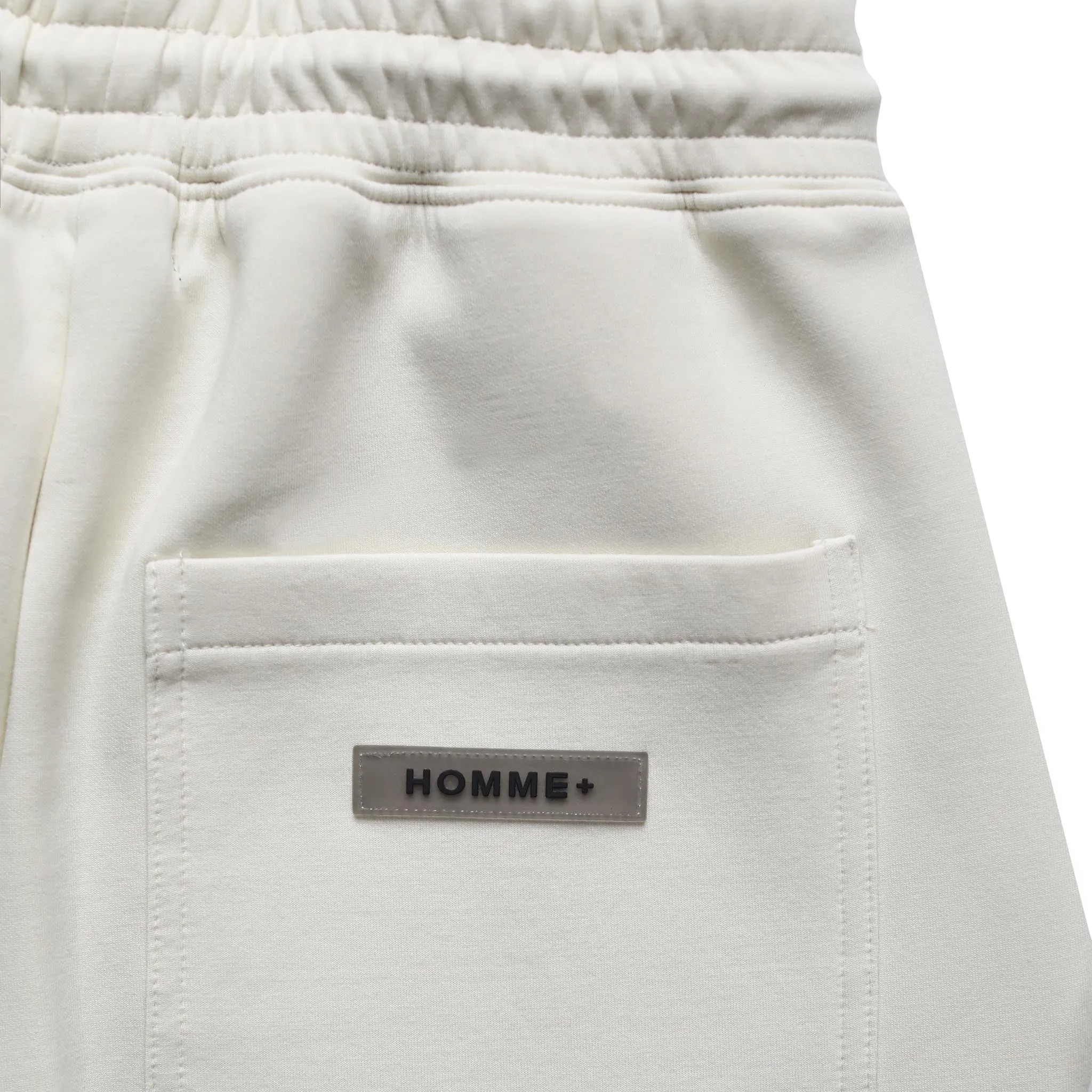 HOMME  'ESSENTIAL' Dropcrotch Jogger Off White