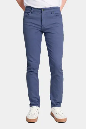 Men's Essential Skinny Fit Colored Jeans (Light Blue)