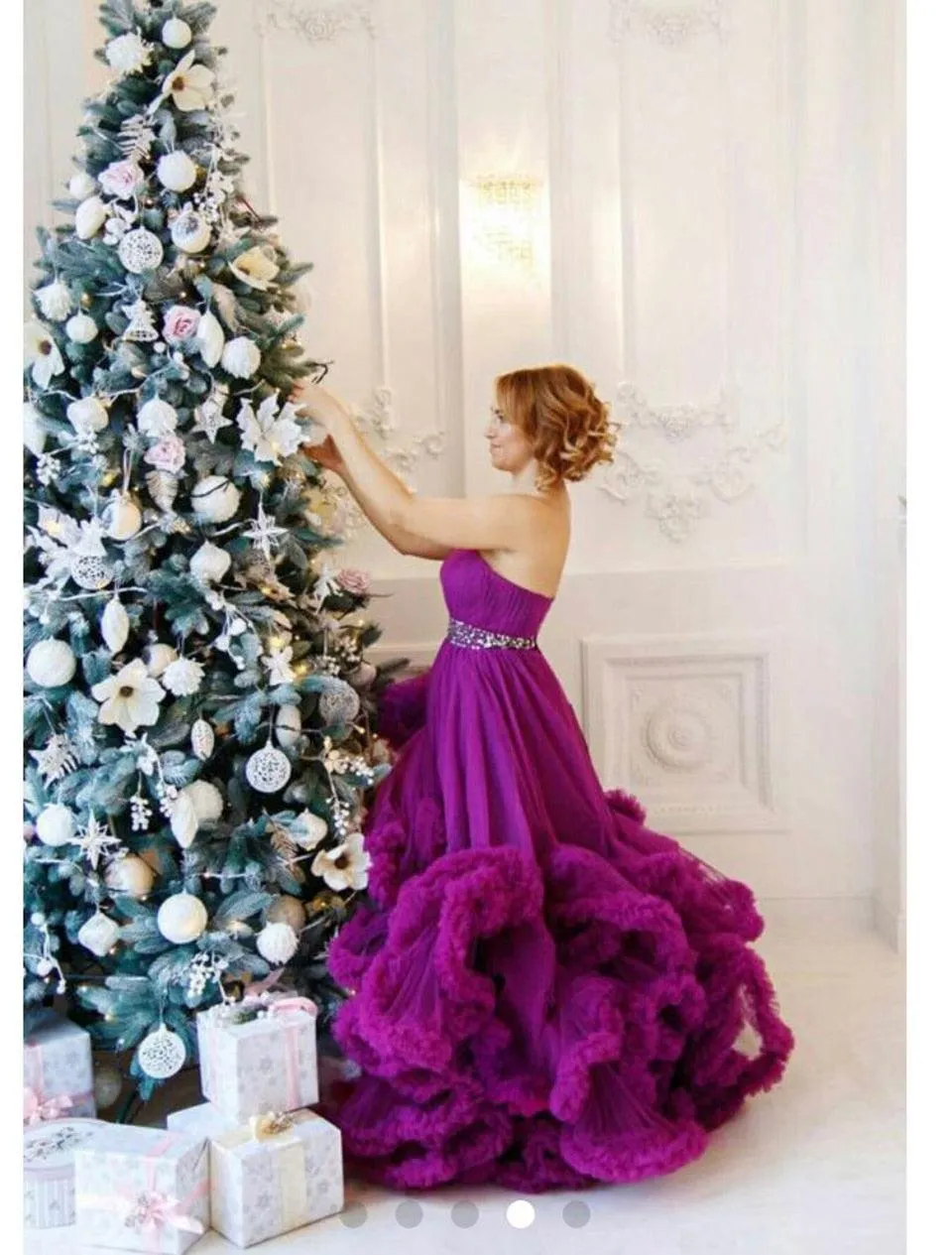 Purple Prom Dresses For Mother And Daughter