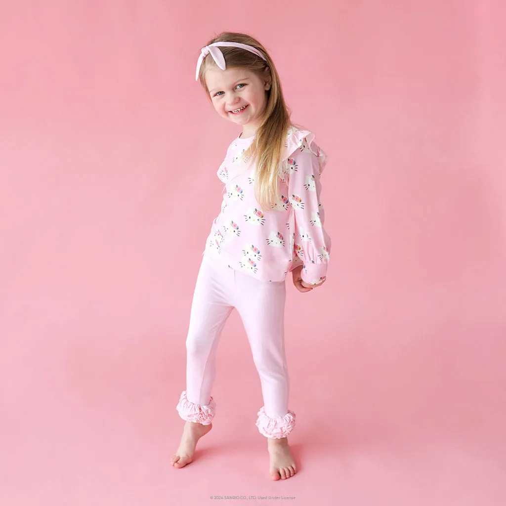 Springtime Pastel Pink Cha-Cha Leggings