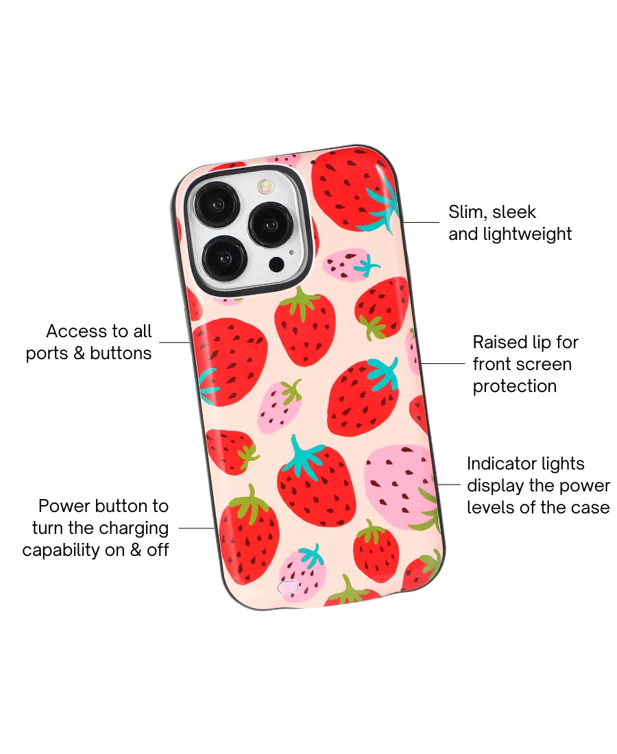 Strawberry Battery Case