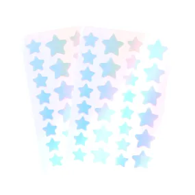 Unicorn Wishes Holographic Iridescent Star Hydrocolloid Acne Pimple StickersSpotStix56PK